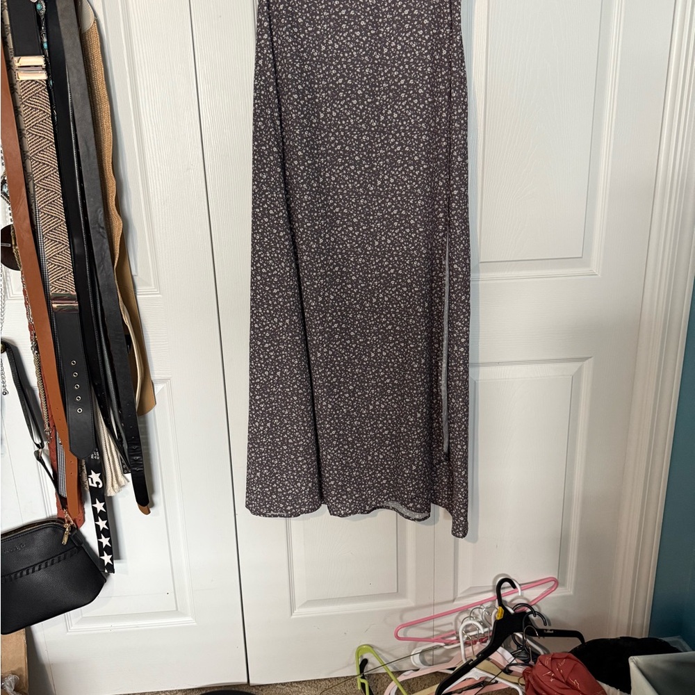 Floral Print Maxi Skirt
